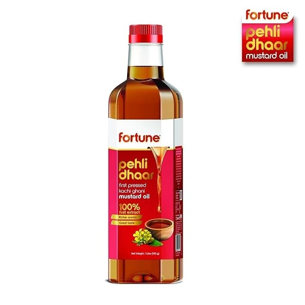 Fortune Pehli First Pressed Kachi Ghani Mustard Oil 1 ltr