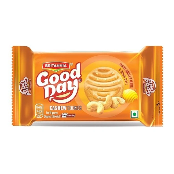 Britannia Good Day Cashew Cookies Pouch