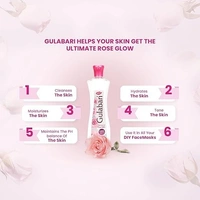 Dabur Gulabari Premium Rose Water/Face Toner - 400ml | No Paraben | Alchol Free | Cleanses, Hydrates & Moisturises Skin | Balance   Restores Skin's pH Levels | For All Skin Types 8901207040818