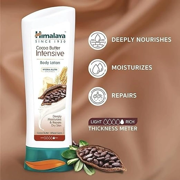 Himalaya Herbals Intensive Body Lotion, Cocoa Butter, 200ml 8901138508142