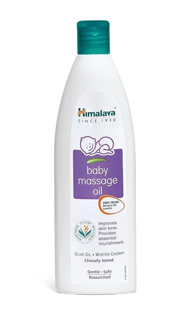 Himalaya Baby Massage Oil (200ml, White) 8901138512408