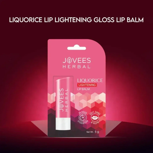 Jovees Liquorice Lightening Lip Balm (5 g)