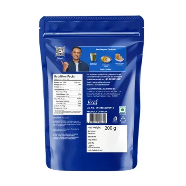 Farmley Premium Flax Seeds - 200g