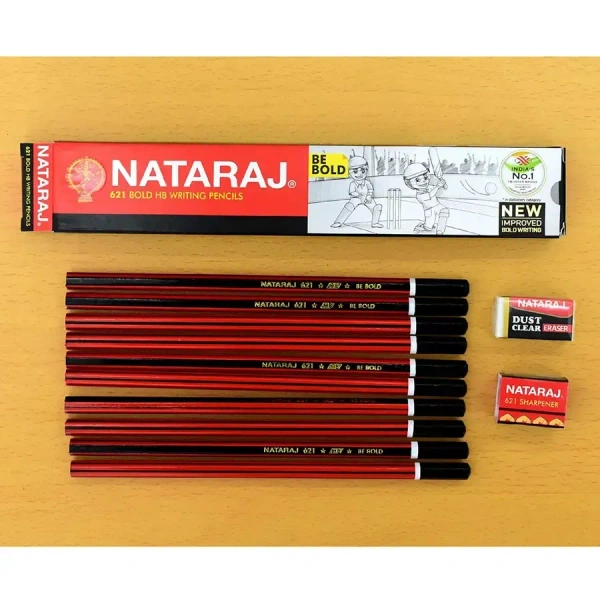 Nataraj Pencil 621 HB (Pack of 10 Pcs)