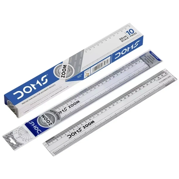 Doms Zoom Scale 30 cm (Pack of 10)