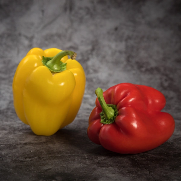 Red and Yellow capsicum(Laal Peela ShimlaMirch) - 450g-500g