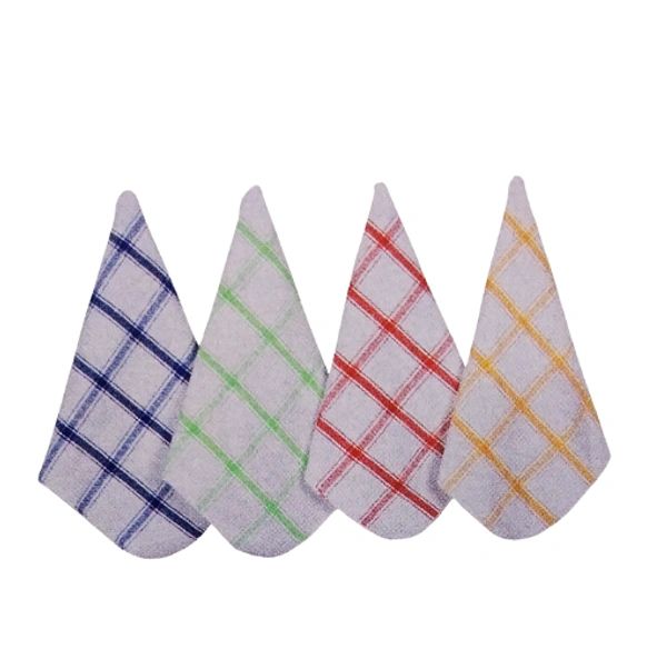 Dish Cloth - Super, Assorted Colour - 4 pcs