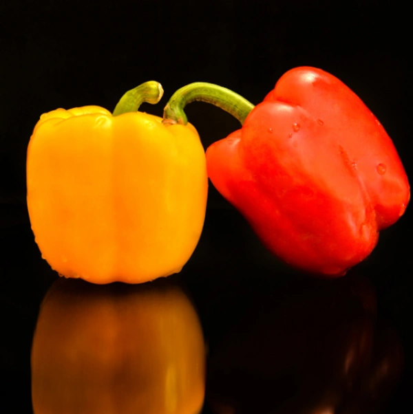Red and Yellow capsicum(Laal Peela ShimlaMirch) - 450g-500g