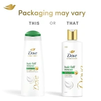 Dove Hair Fall Rescue Shampoo 340 ml|| For Damaged Hair|| Hair Fall Control for Thicker Hair - Mild Daily Anti Hair Fall Shampoo for Men & Women 8909106035676