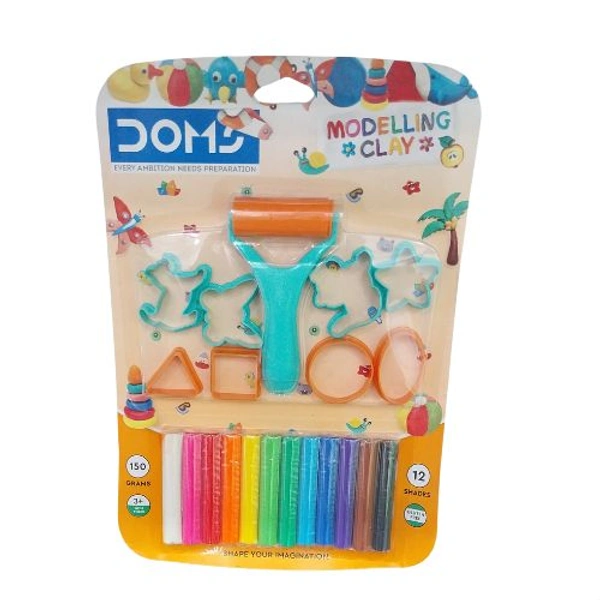 MODELLING CLAY 12 SHADES GLUTEN-FREE 2+ Age