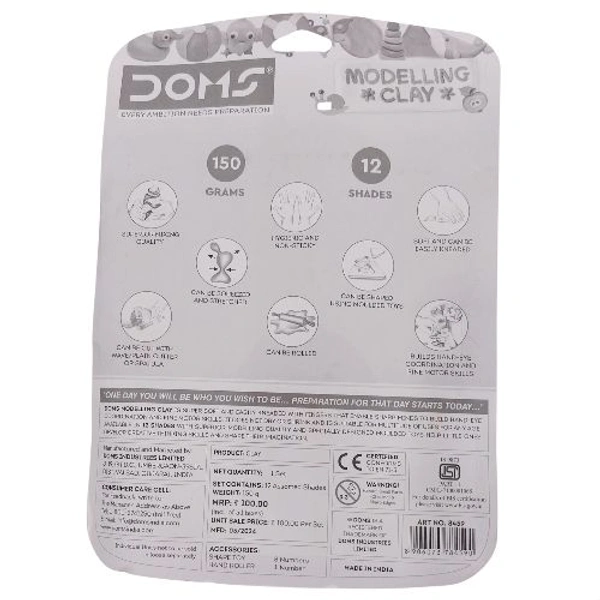 MODELLING CLAY 12 SHADES GLUTEN-FREE 2+ Age