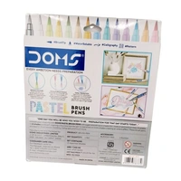 DOMS PASTEL BRUSH PENS 12+1+1