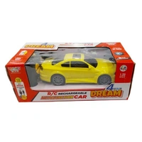 Wonder Toys DREAM CAR R/C AUTO FUNCTION  RECHARGEABLE  - Yellow