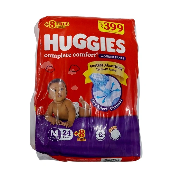 Huggies Complete Comfort Wonder Pants with 5 in 1 Comfort - M
