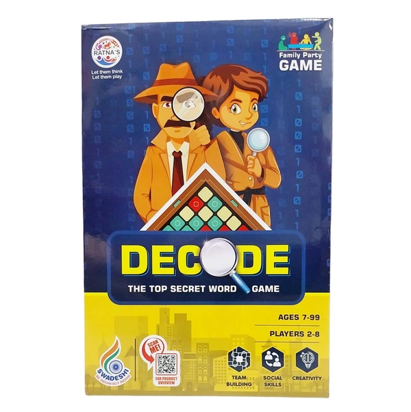 RATNA'S DECODE Family Party Game Age 7+ Years