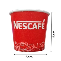 150ml Nescafe Printed Disposable Tea Paper Cup 20pcs