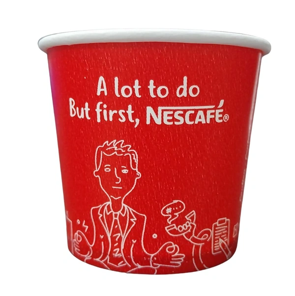 150ml Nescafe Printed Disposable Tea Paper Cup 20pcs