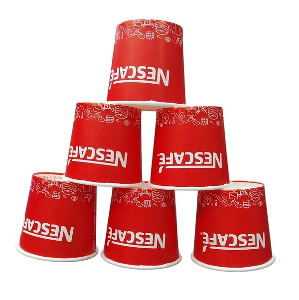150ml Nescafe Printed Disposable Tea Paper Cup 20pcs