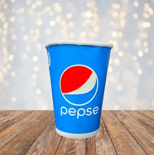  Pepsi Paper Cold Drink Disposable Glass (10Pieces) - 200ml