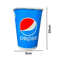  Pepsi Paper Cold Drink Disposable Glass (10Pieces) - 200ml