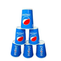  Pepsi Paper Cold Drink Disposable Glass (10Pieces) - 200ml