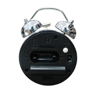 Classic Alarm Clock (Table Clock) With Steel Body 