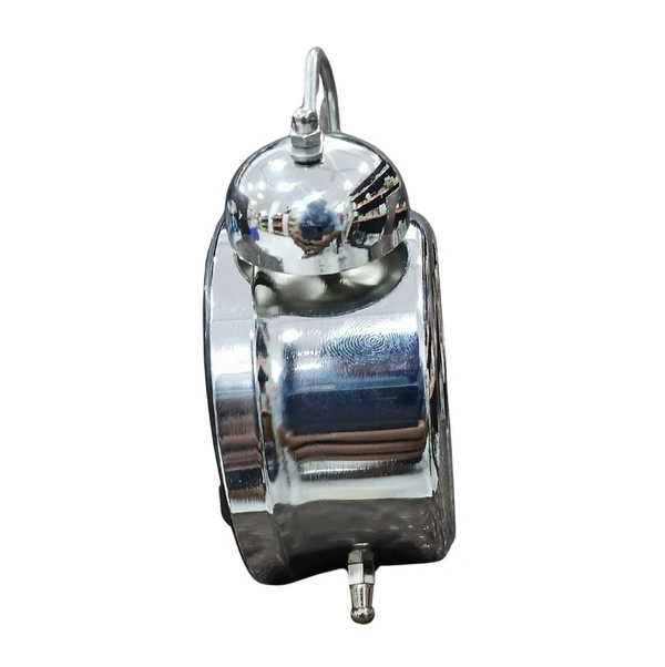 Classic Alarm Clock (Table Clock) With Steel Body 