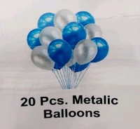 King Party Combo Set (24 Pcs) Complete Solution For Decoration Theme - Blue