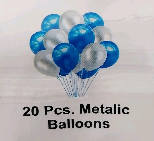 King Party Combo Set (24 Pcs) Complete Solution For Decoration Theme - Blue