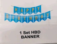 King Party Combo Set (24 Pcs) Complete Solution For Decoration Theme - Blue