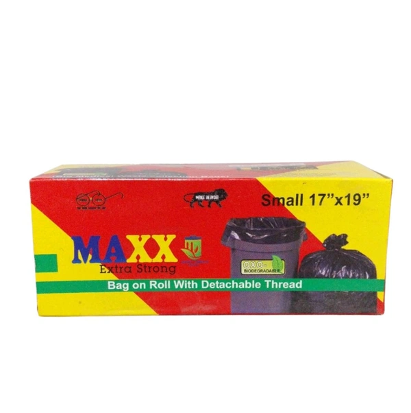 MAXX EXTRA STRONG GARBAGE BAGS ( SMALL) 30 BAGS - 17"X19"