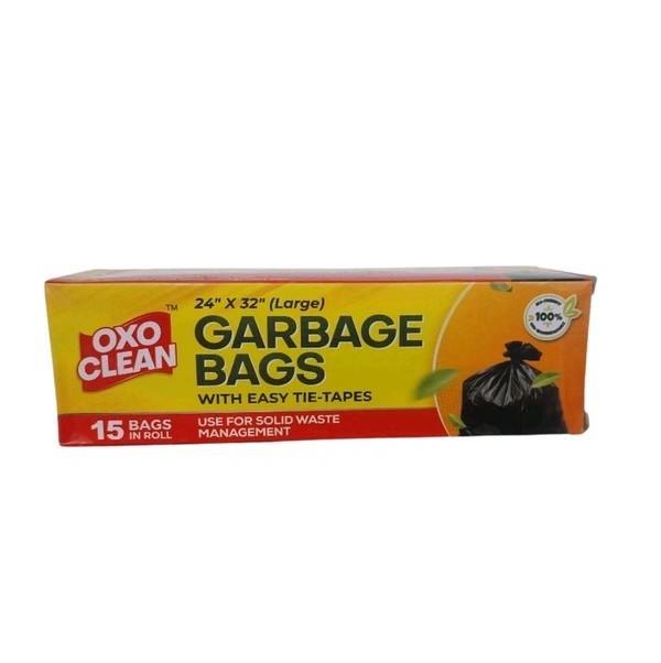 OXO CLEAN GARBAGE BAGS (Large) 15 BAGS - 24 "X32"