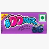 Boomer Bubble Gum, Blueberry Flavour Chewing