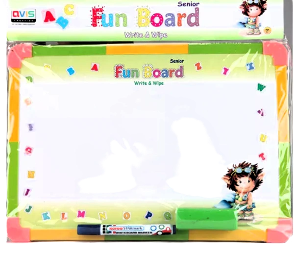 Avis Fun Board Senior | A Magical Slate for perfect Writing Practice - 39*28.6*2 cm, Multi-color