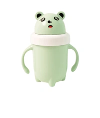 Apex Sipper Baby Cup Training Cup with Handles – Spill Proof & Leak Proof (300 ML Approx) - 300 ML, Multi-color