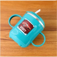 Supermom Kids Sipper Mug with Straw & Dual Handles – Approx 300ml (1 Pc)  - 300 ML, Multi-color