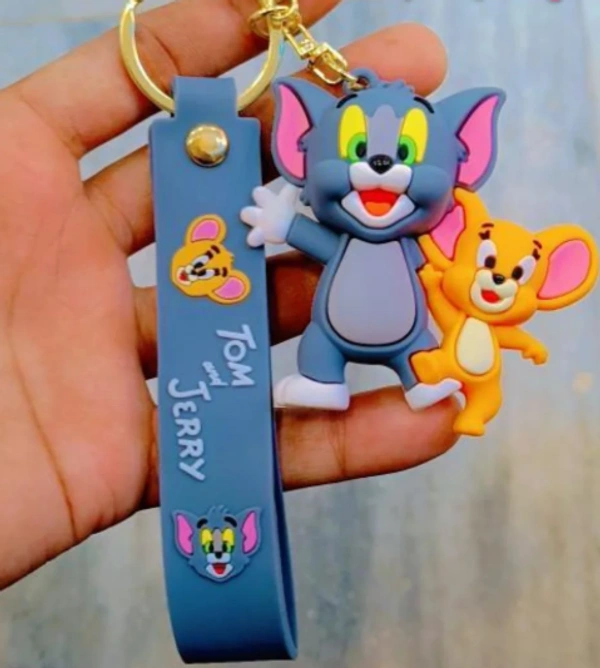 TOM AND JERRY KEYCHAIN AND KEYRING | TOM AND JERRY 3D KEYCHAIN AND KEYRING 