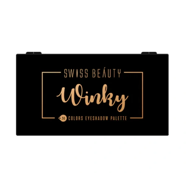 SWISS BEAUTY | Winky 36 Colors Eyeshadow Palette  - 40g