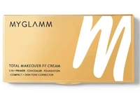MyGLAMM TOTAL MAKEOVER FF CREAM | Primer-Concealer-Foundation-Compact-Skintone Correction Palette Compact  - 10.5 g