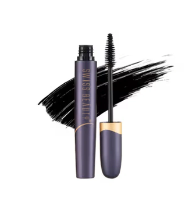 Swiss Beauty Bold Eyes Super Lash Mascara Waterproof - Black (7.5ml) - 7.5ML, Black
