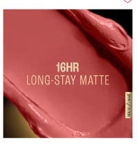 Lakme Forever Matte Liquid Lip Color, 16Hr Lipstick, Lightweight & Transferproof  - 6.5 ML, Crimson Rose