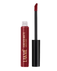 Lakme Forever Matte Liquid Lip Color, 16Hr Lipstick, Lightweight & Transferproof  - 6.5 ML, Crimson Rose