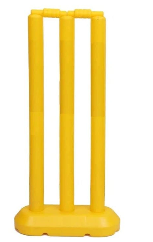 RS Plastic Cricket Kit,Set of Stump and Daylite Plastic Cricket Bat with Tennis Ball for 5-7 Year Old Kids