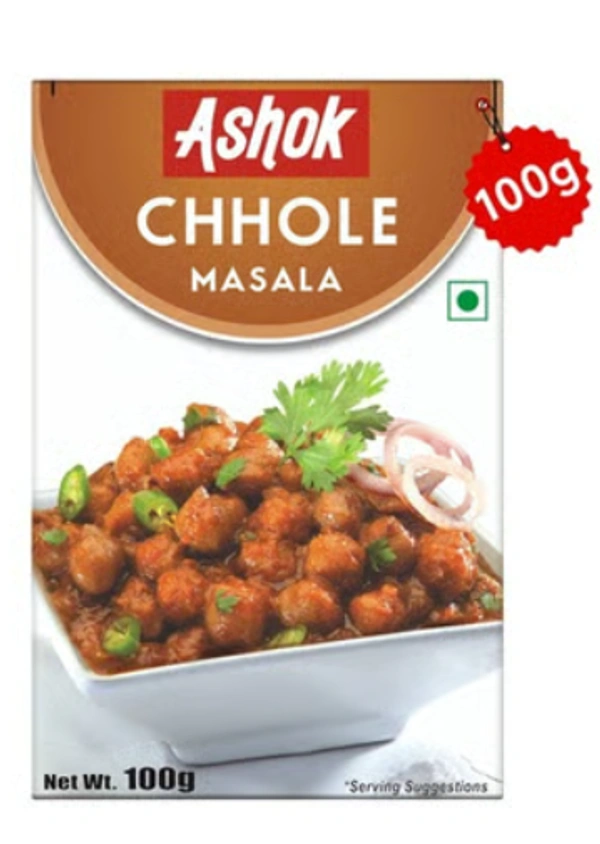 Ashok Chhole Masala | Blended Spice With Natural Ingredient For Delicious Cooking - 100 Gram - 100g