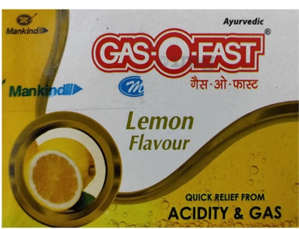 Mankind Pharma Gas-O-Fast (Lemon Flavour) (6N * 5G Sachets) - 30g