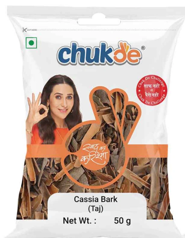 Chukde Spices Taj Cassia Bark, Taj 50G  - 50g