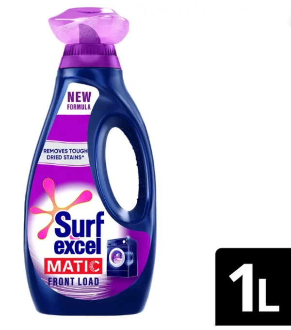 Surf excel Matic Front Load Fresh Liquid Detergent  (1 L) - 1L