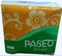Paseo Smart International Quality Serviette Napkin, 1 Ply - Your Everyday Essential! - 27 * 30 cm, White