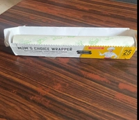 Mom's Choice Wrapper | Butter Paper | Parchment Paper | Wrapping Rolls | 25 Meter - 290 mm, Silver