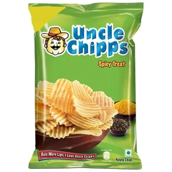 Uncle Chipps Spicy Treat, 80gm Pouch - 80G